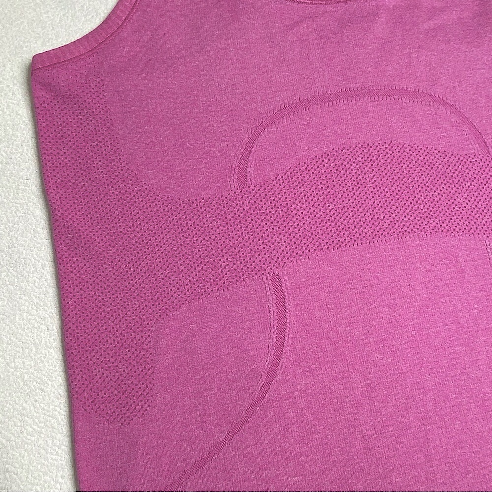 Lululemon Run Swiftly Tech Racerback Women’s Tank 'Heathered Raspberry' Size (6) - Picture 6 of 15
